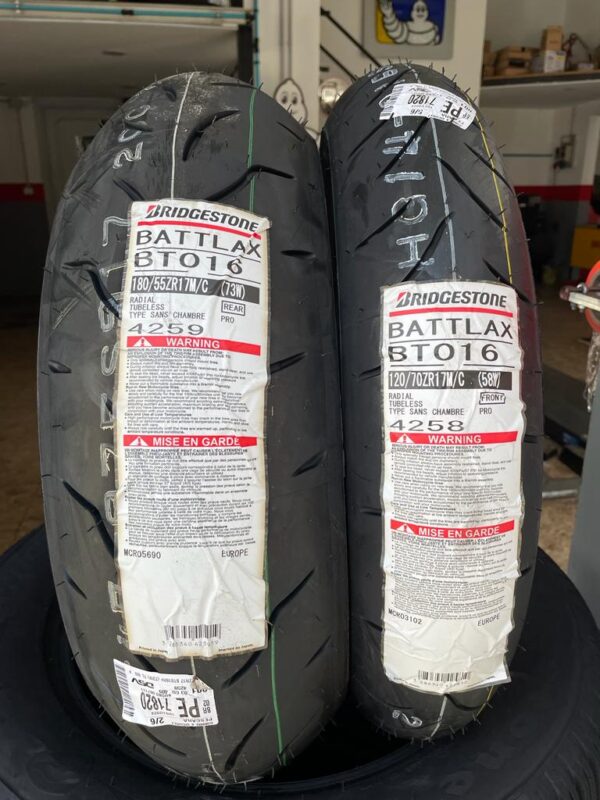 Bridgestone Bt016 Pro misure 120/180 by gomme & sicurezza
