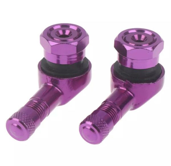COPPIA VALVOLE 90° PER RUOTE TUBELESS Colore Viola